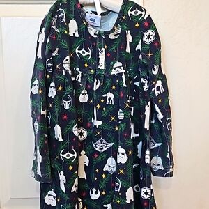 Hanna Andersson Star Wars nightgown sz 5 110cm
